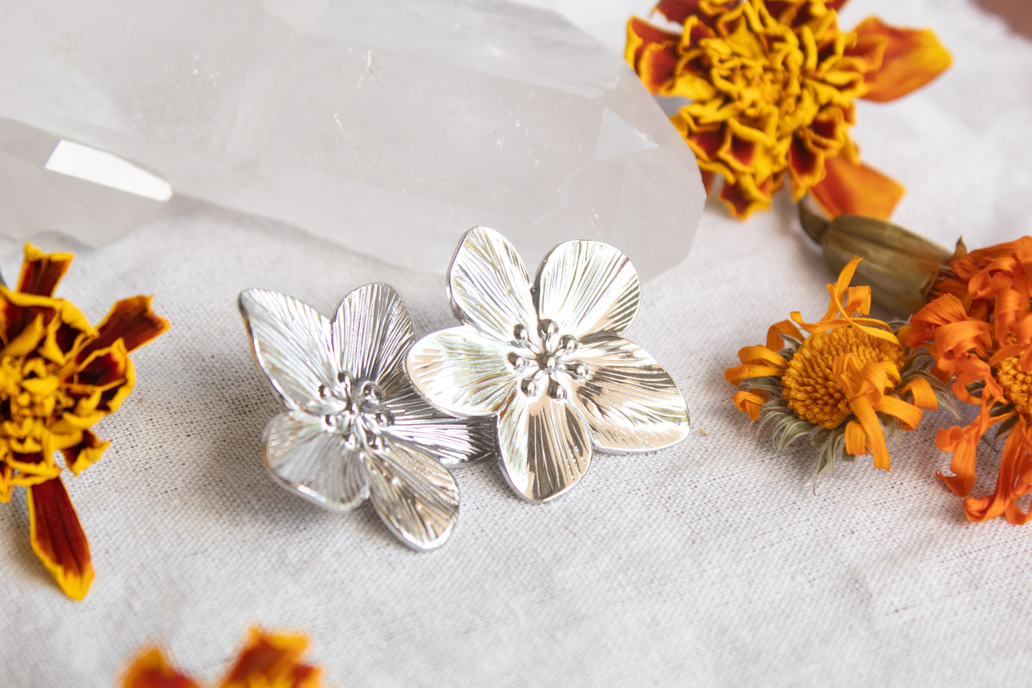 Earth Flower Earrings
