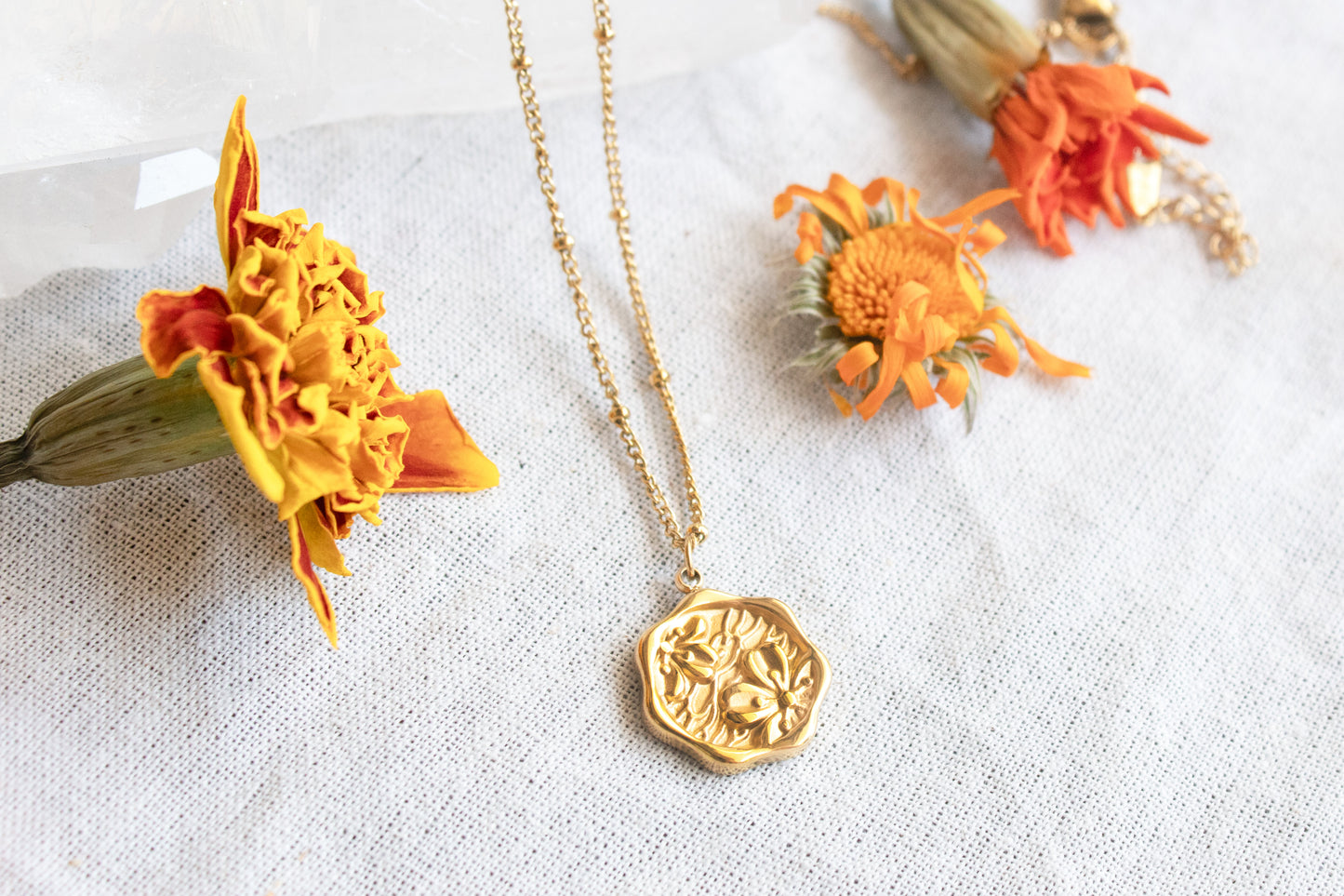 Native Flower Necklace