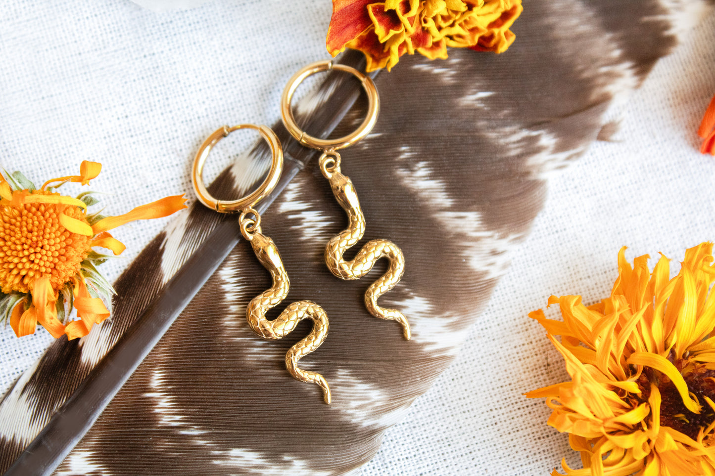 Sacred Serpent Earrings