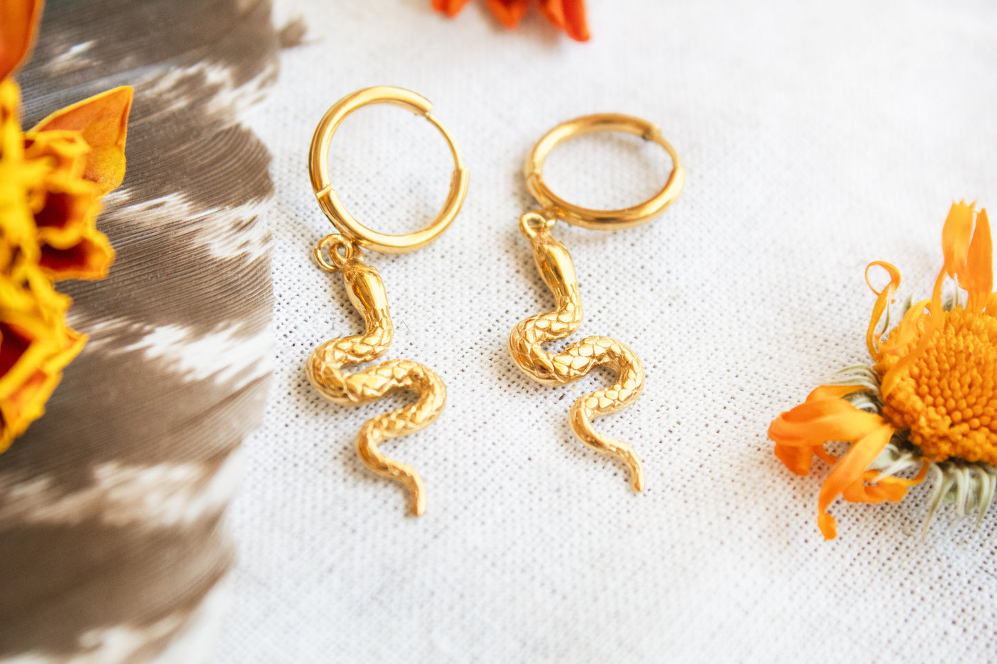 Sacred Serpent Earrings