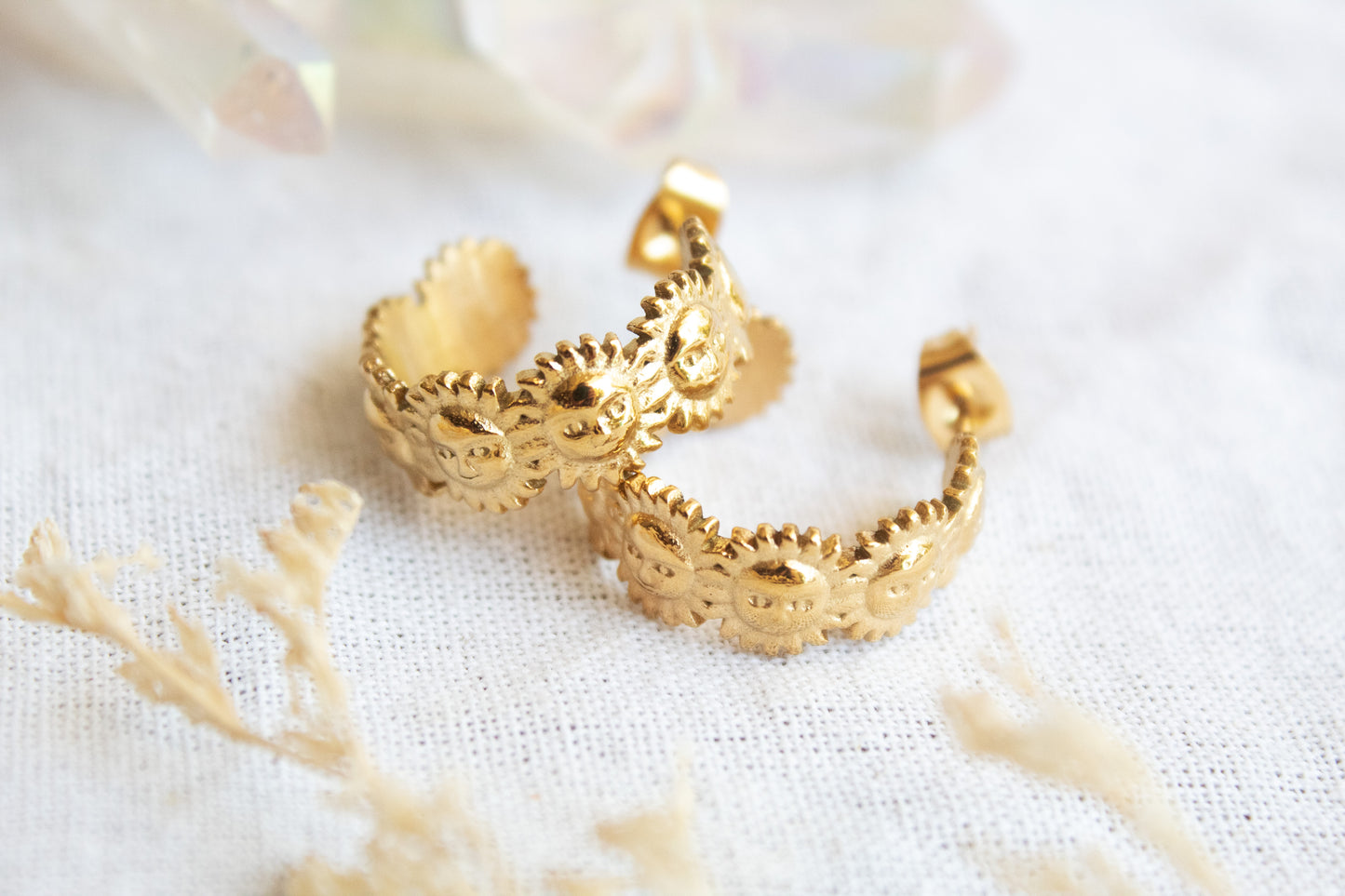 Sun Deity Earrings