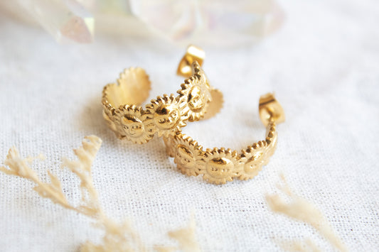 Sun Deity Earrings