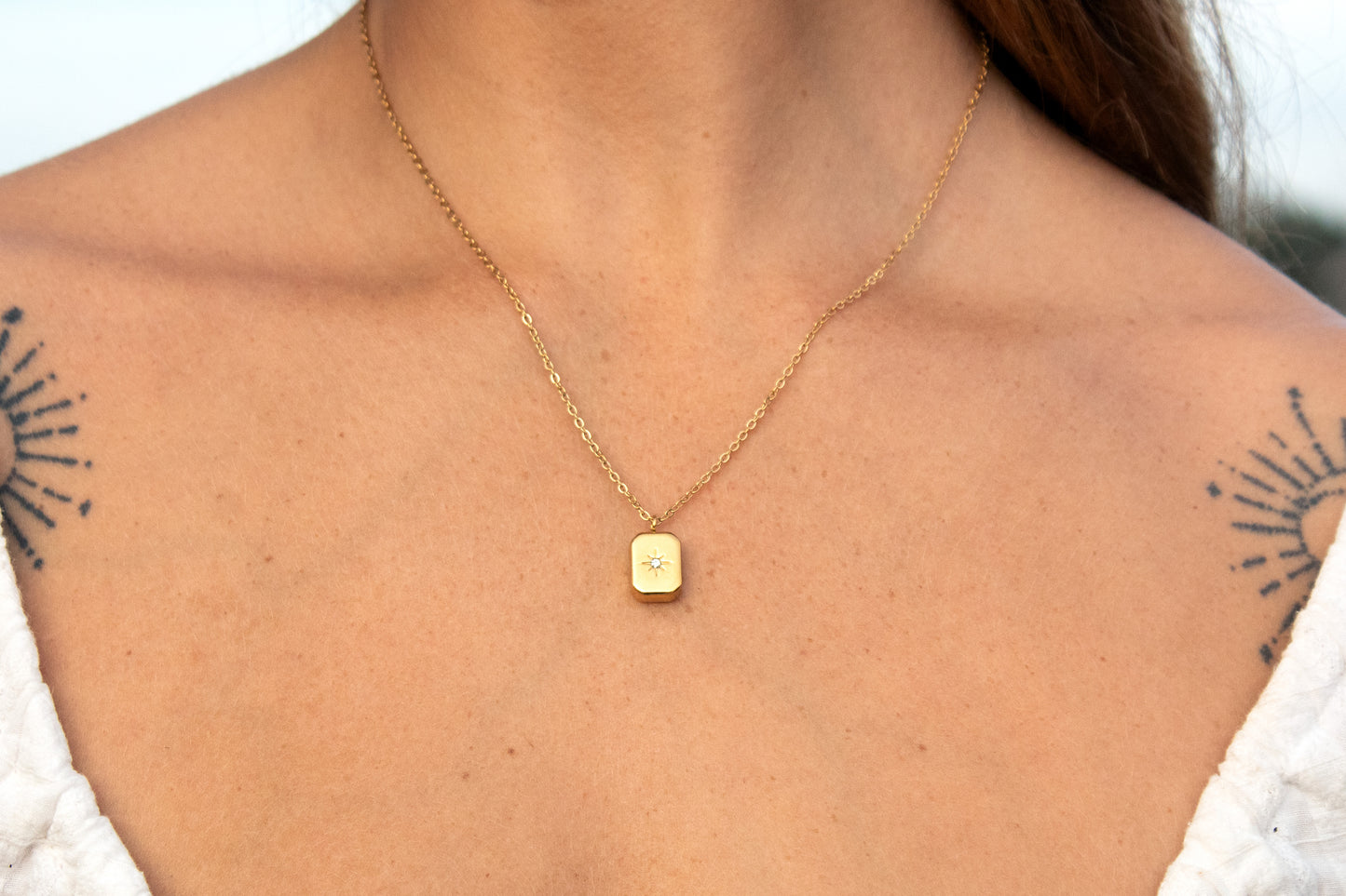 Star Rectangle Necklace