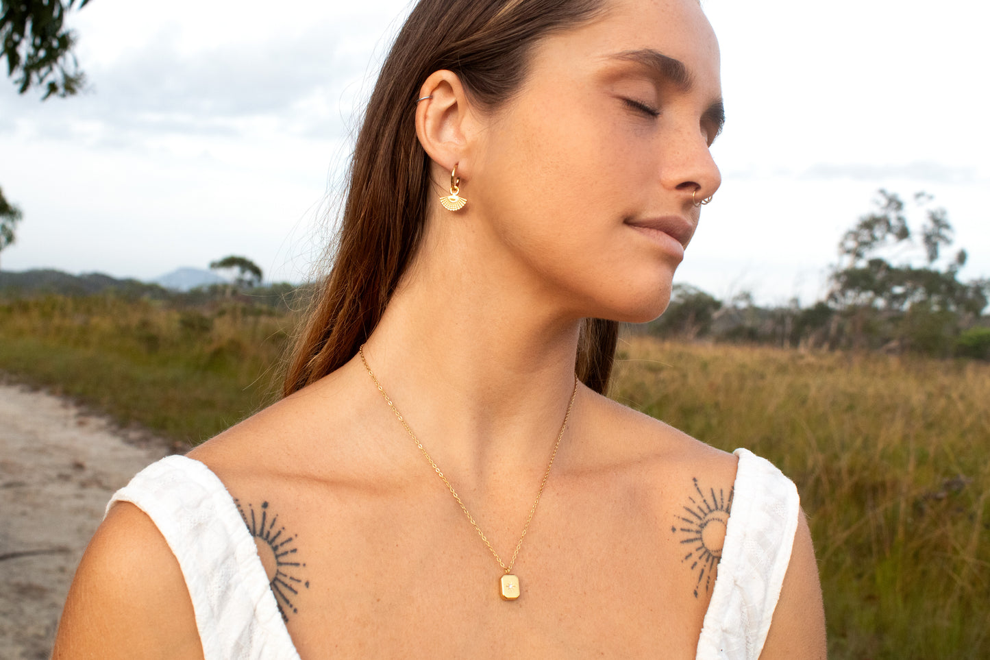 Bohemian Fan Earrings