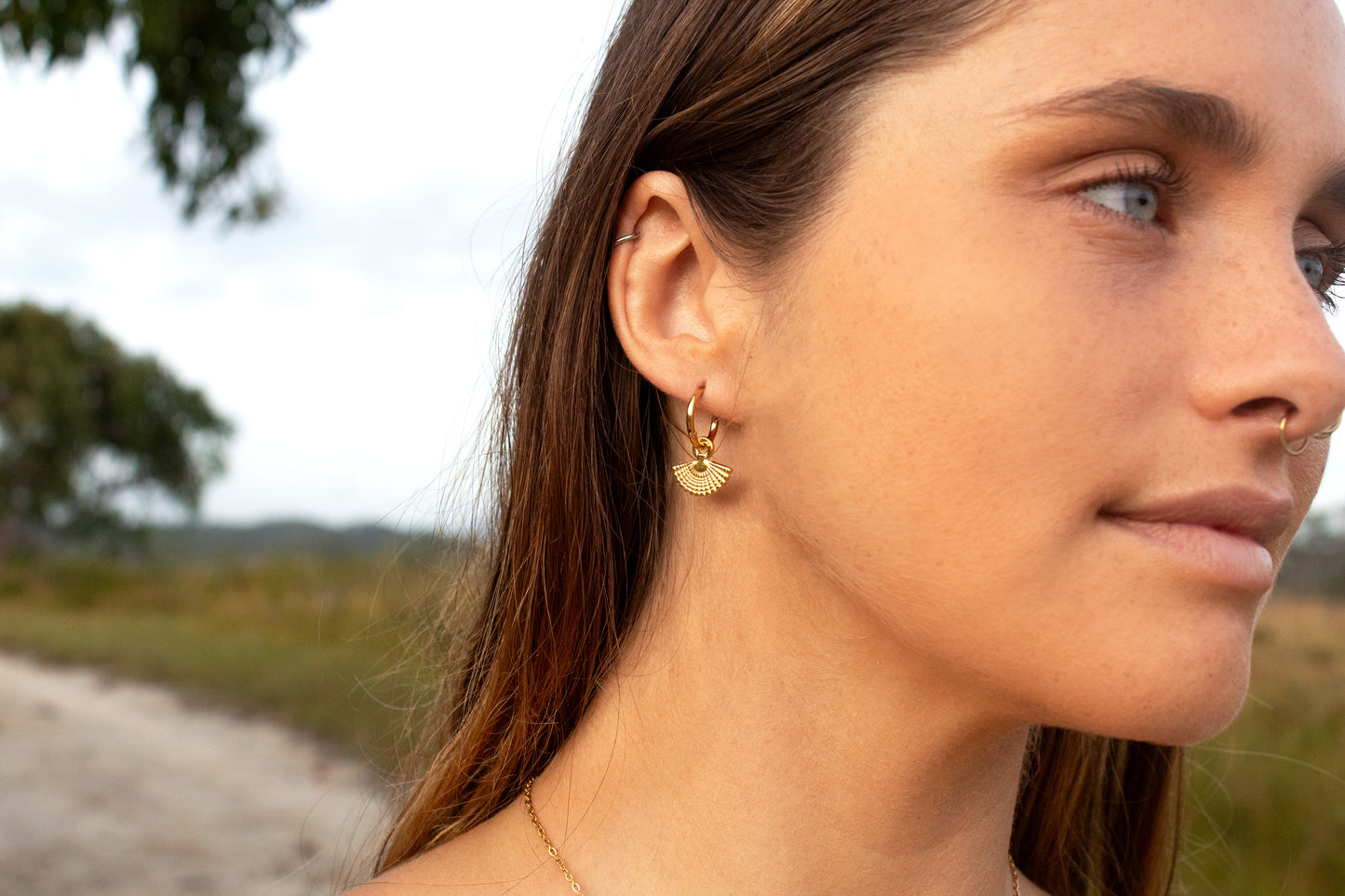 Bohemian Fan Earrings