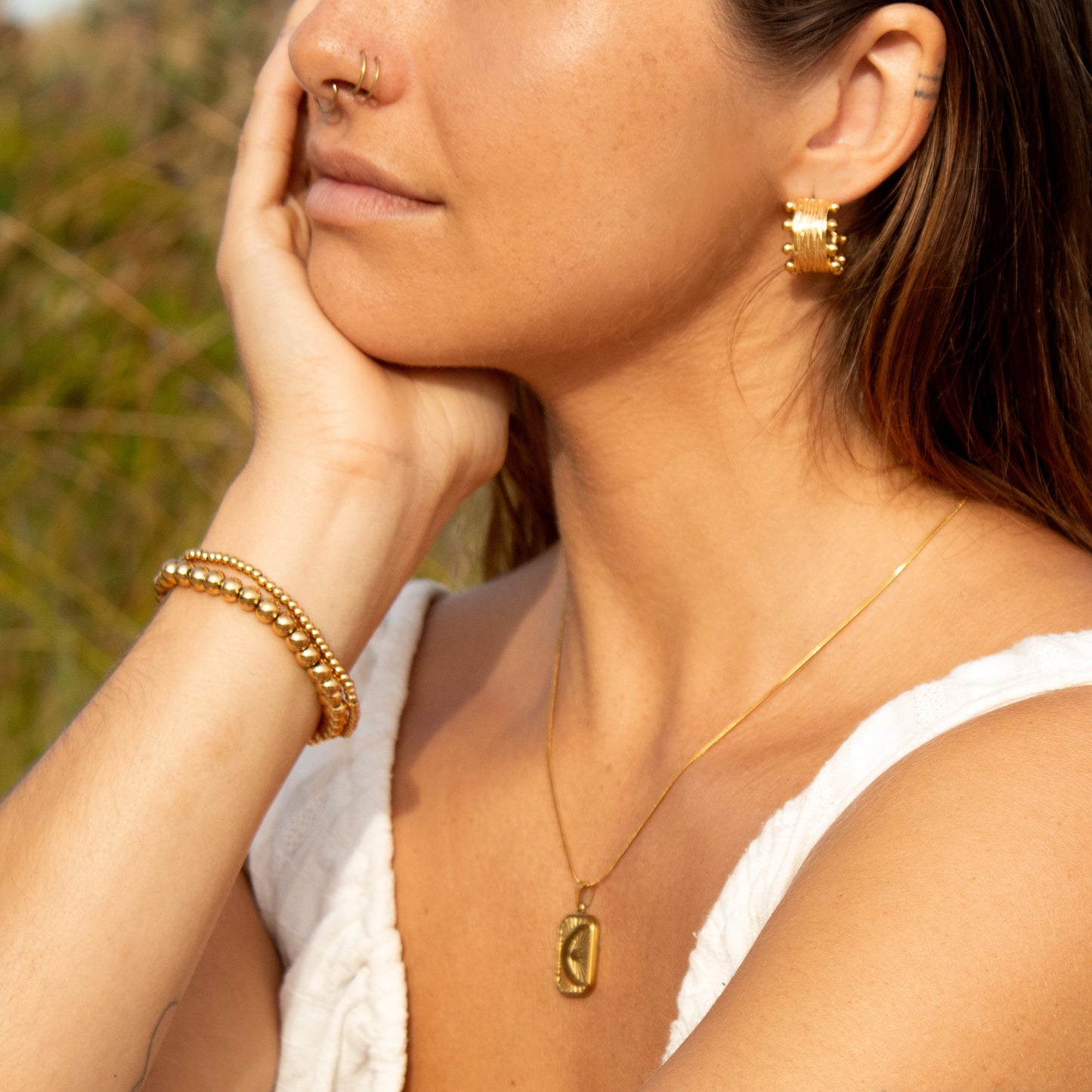 Golden Bead Bracelets