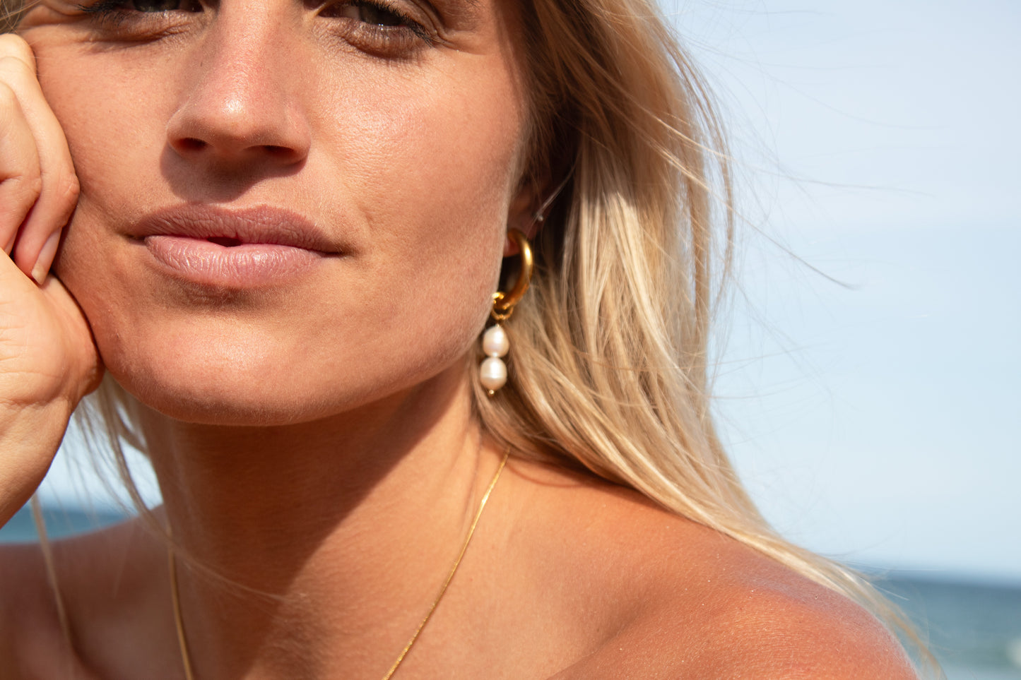 Pearl Drop Duo Earrings