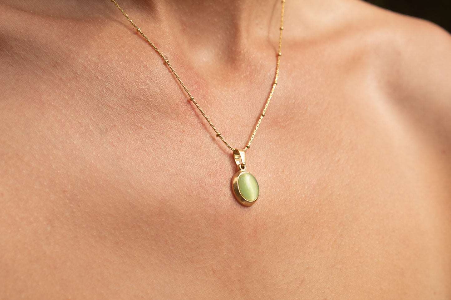 Green Orbis Necklace