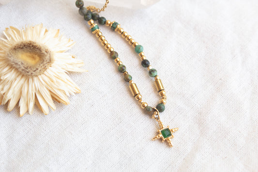 Emerald Star Necklace