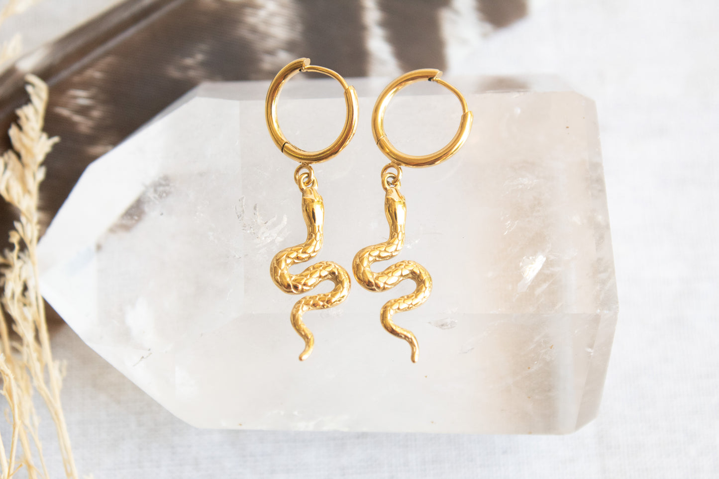 Sacred Serpent Earrings