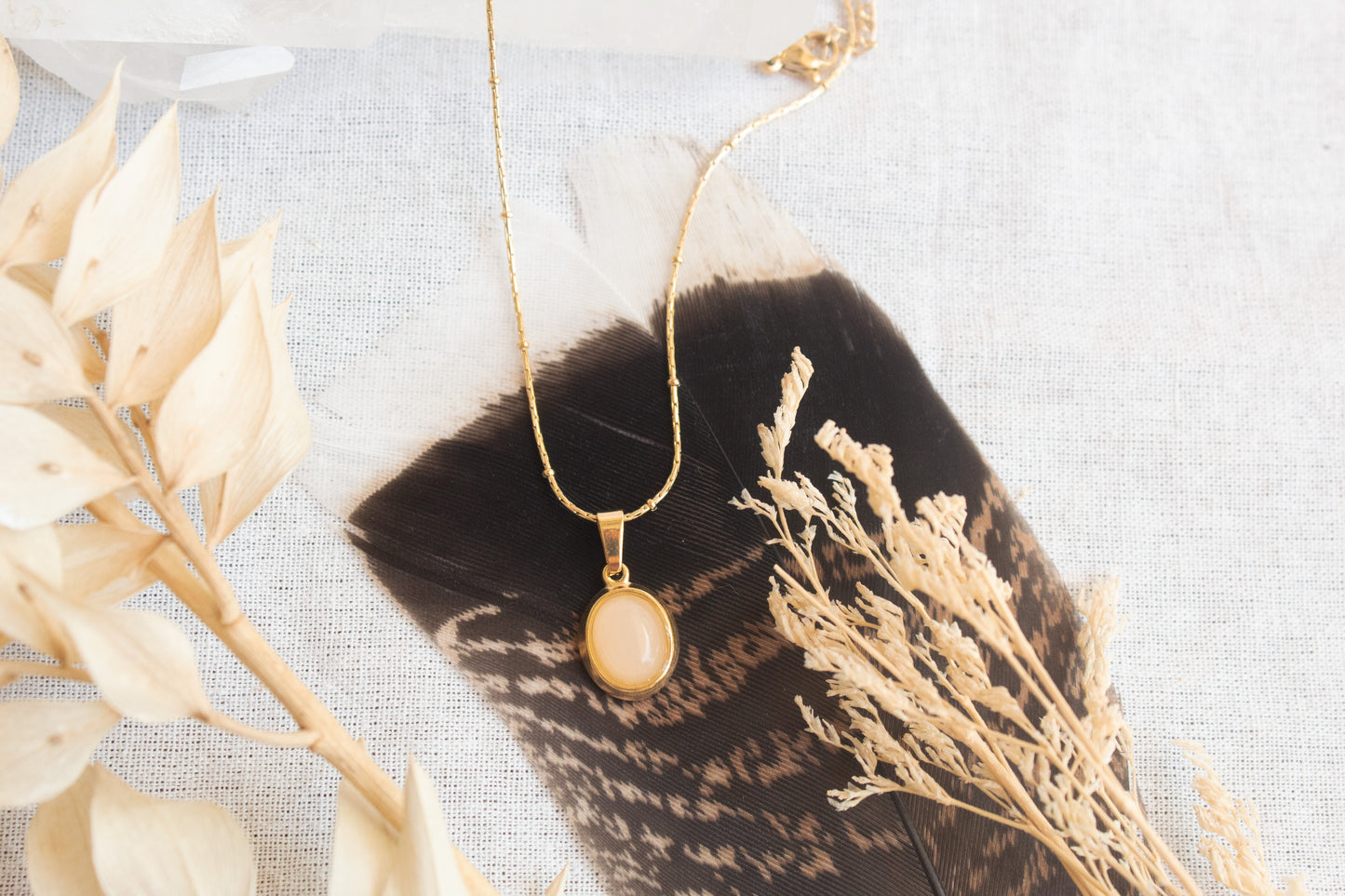 Pink Orbis Necklace