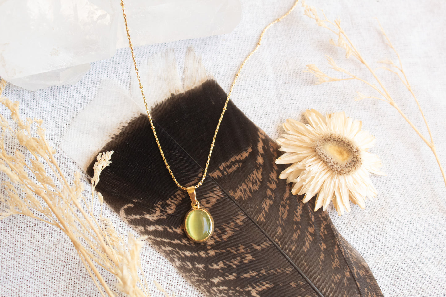 Green Orbis Necklace
