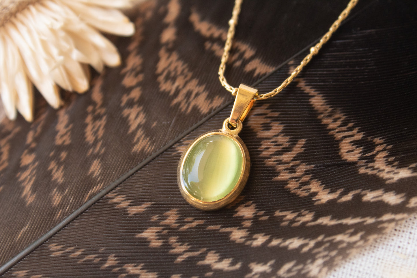 Green Orbis Necklace