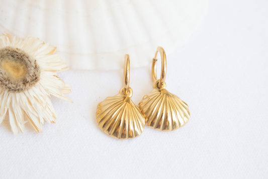 Mermaid Gold Earrings