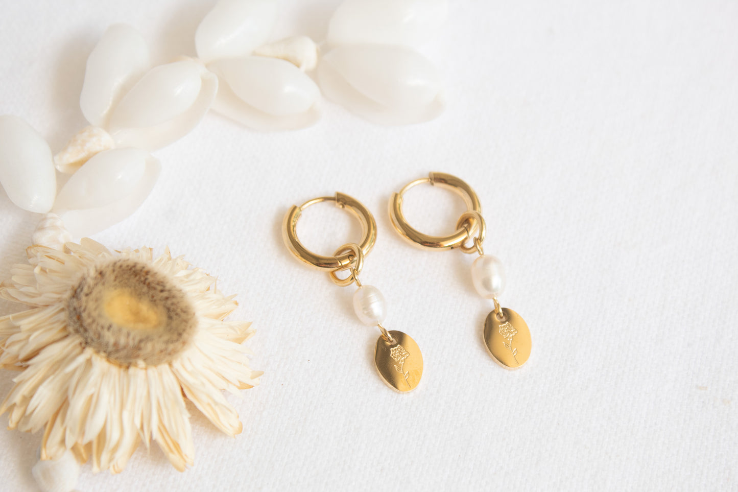 Beach Flower Earrings