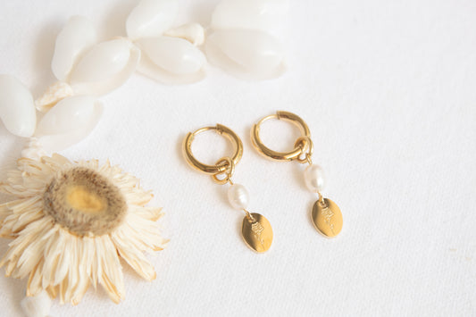 Beach Flower Earrings