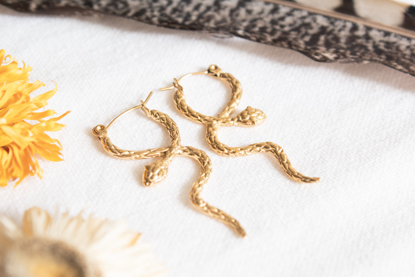 Ananta Serpent Earrings