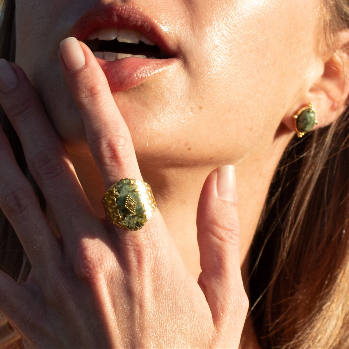Sage Amour Earrings