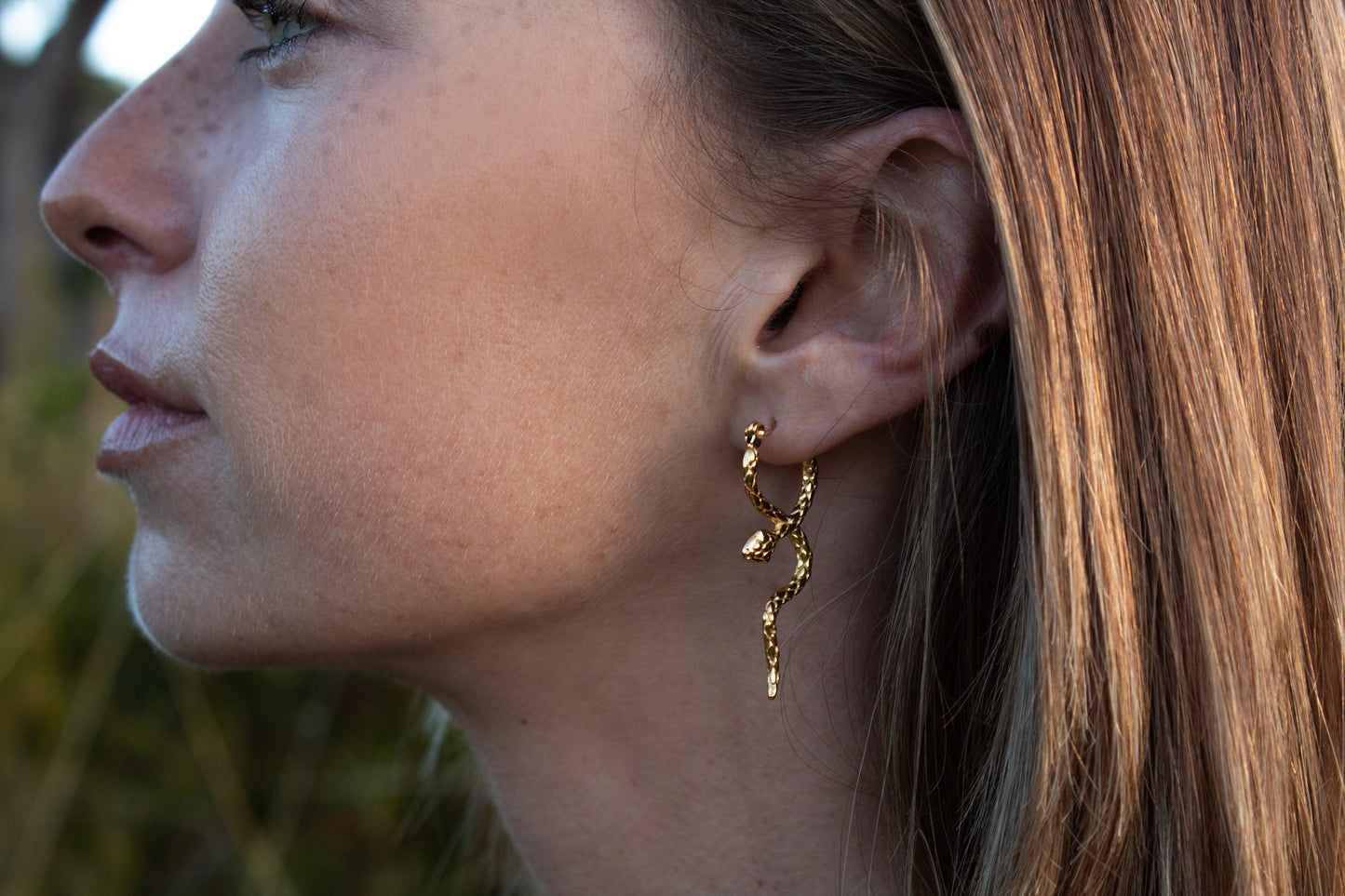 Ananta Serpent Earrings