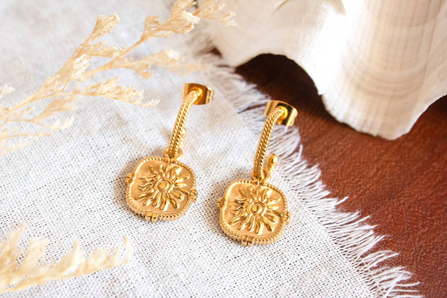 Divine Sun Earrings