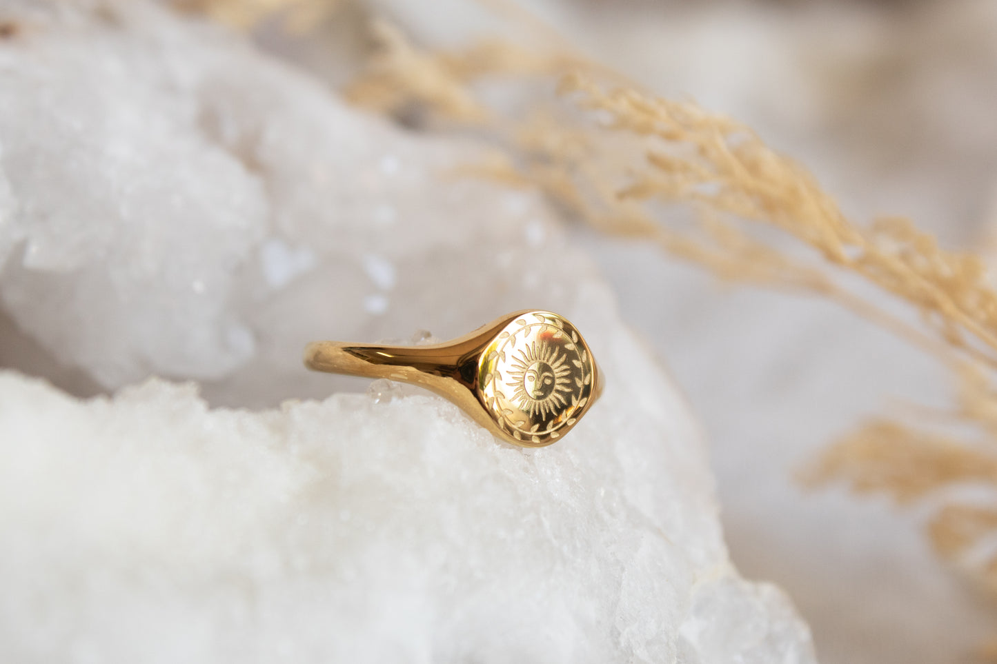 Sun Spirit Signet Ring