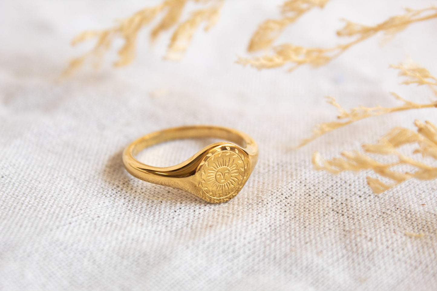 Sun Spirit Signet Ring