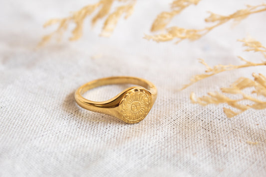 Sun Spirit Signet Ring