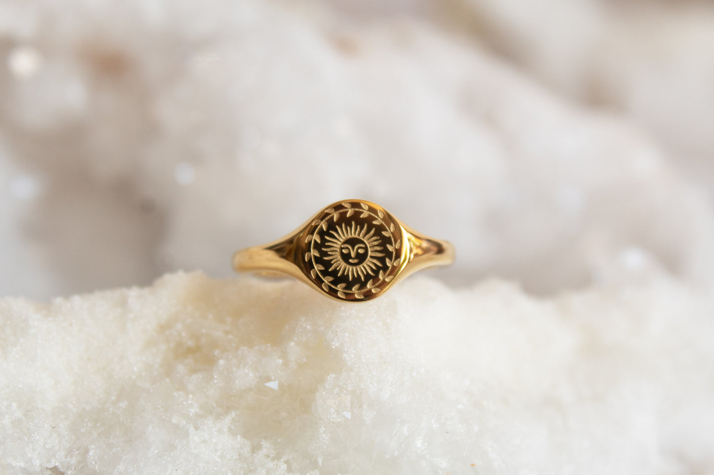 Sun Spirit Signet Ring