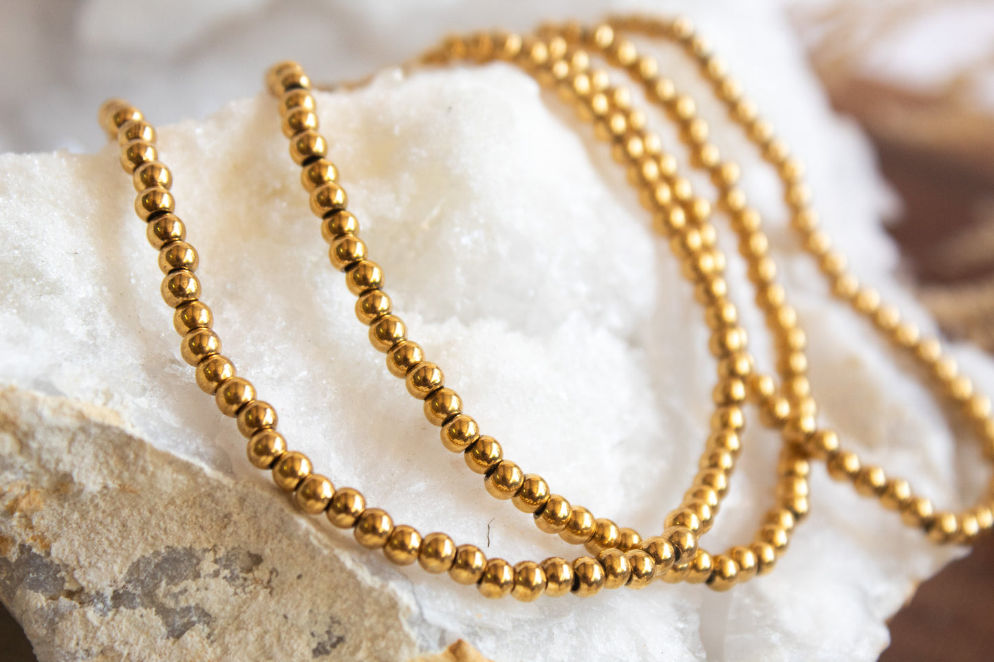 Golden Bead Bracelets