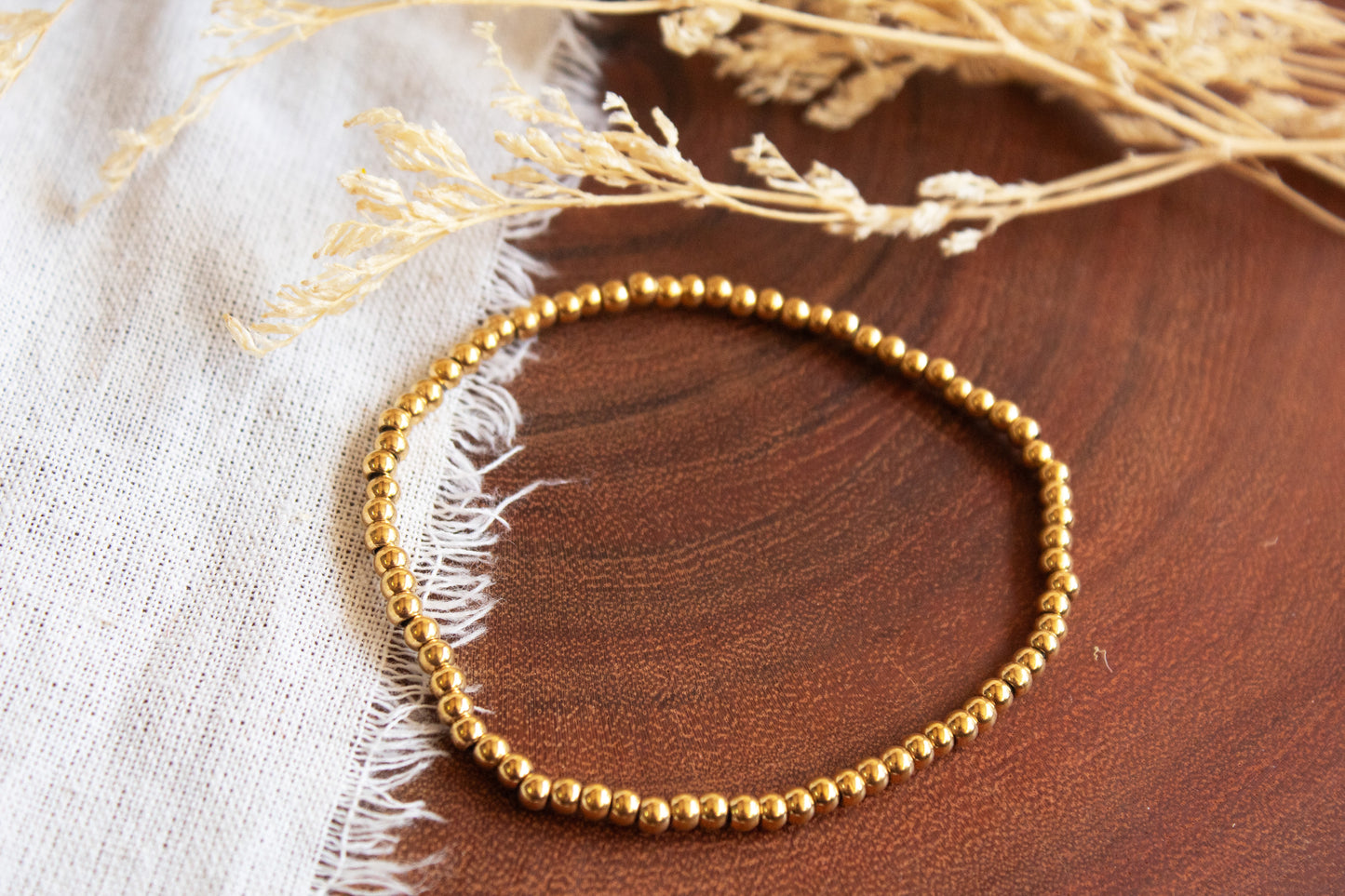 Golden Bead Bracelets