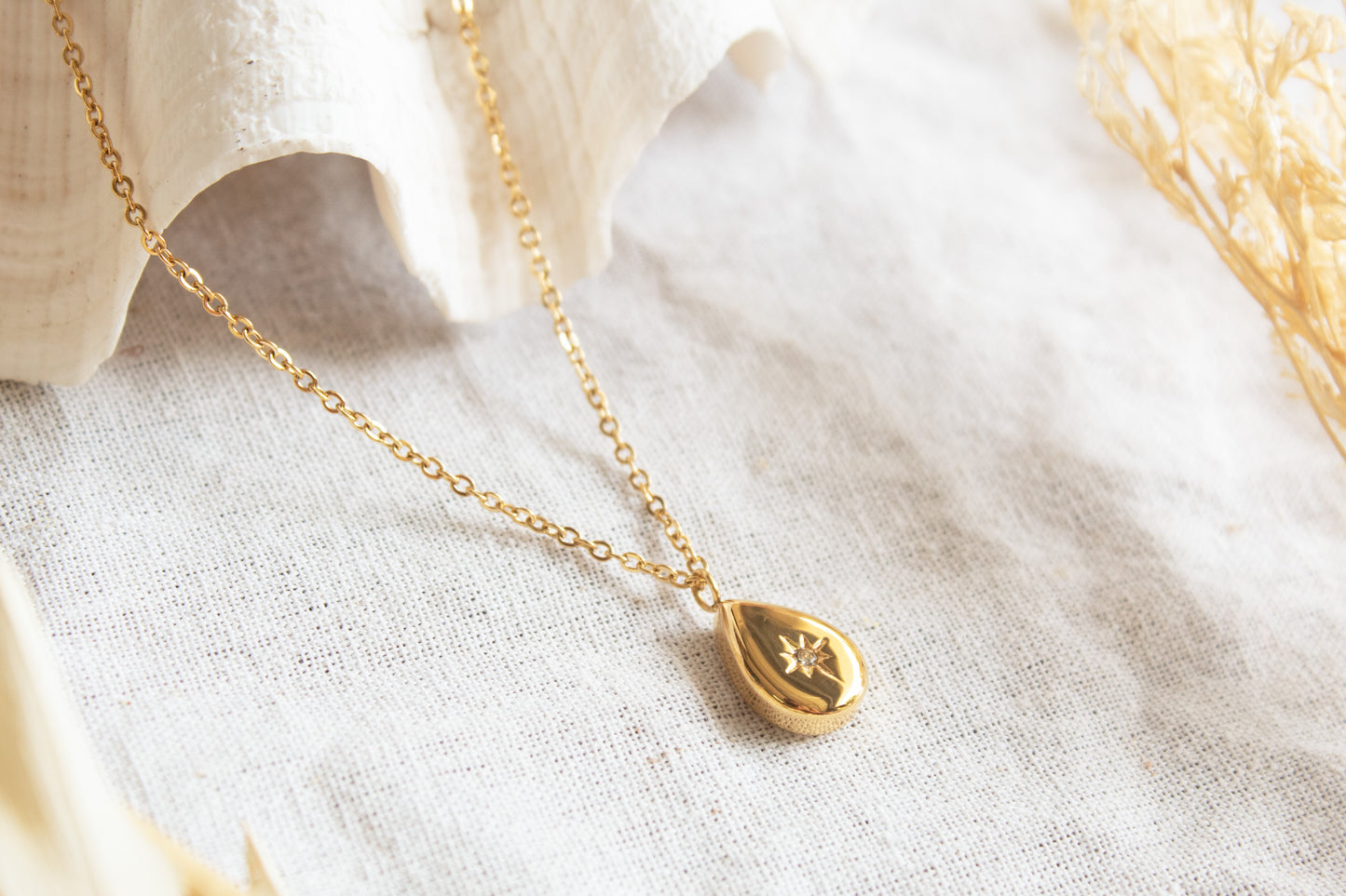 Star Droplet Necklace