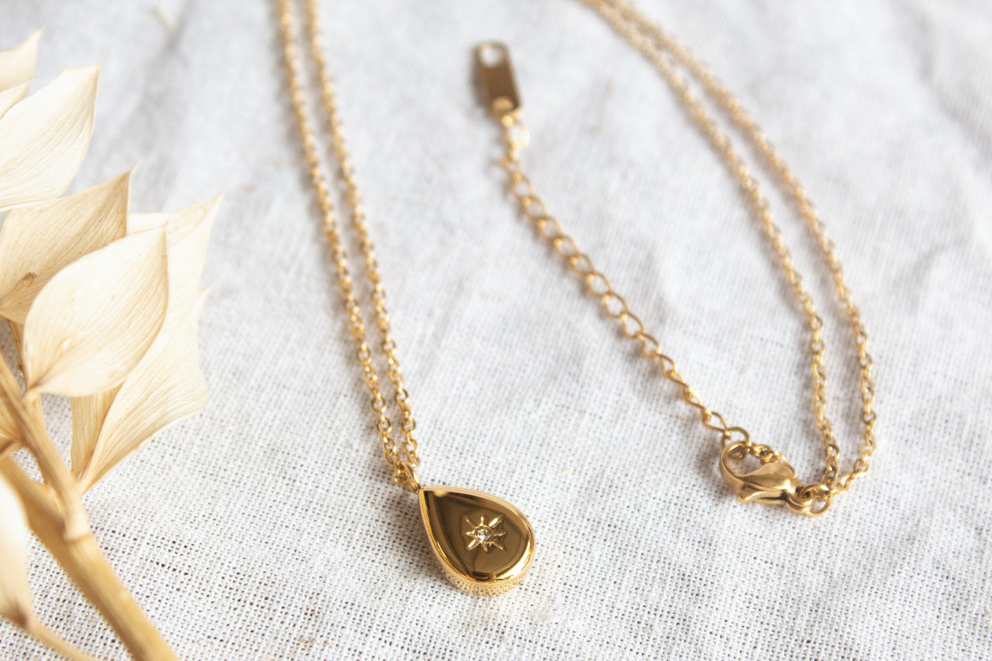 Star Droplet Necklace