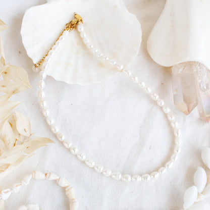 Serenity Tide Pearl Necklace