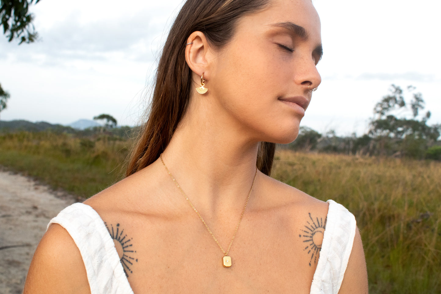 Star Rectangle Necklace