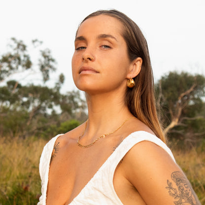 Gold Rays Of Light Necklace