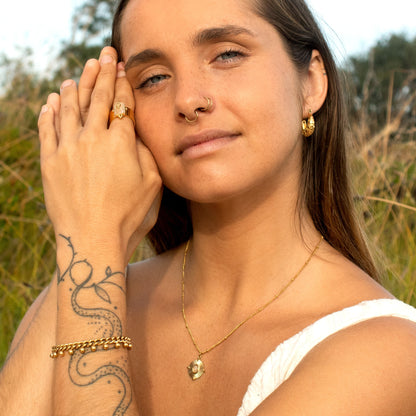 Gold Heart and Soul Necklace