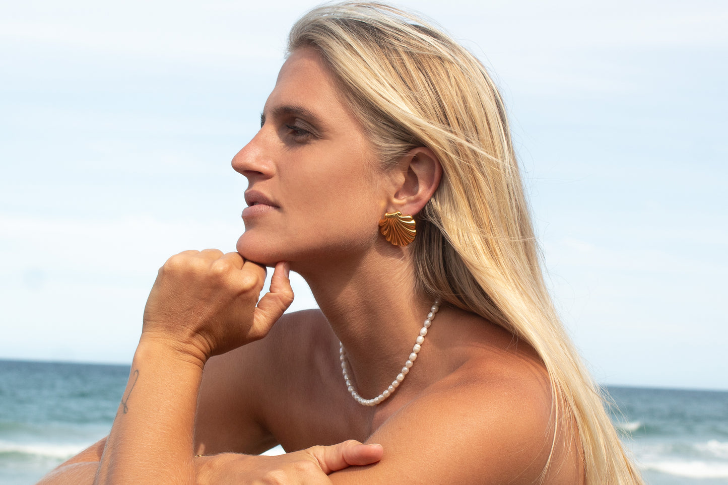 Sea Clam Earrings