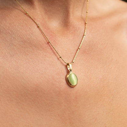 Green Orbis Necklace