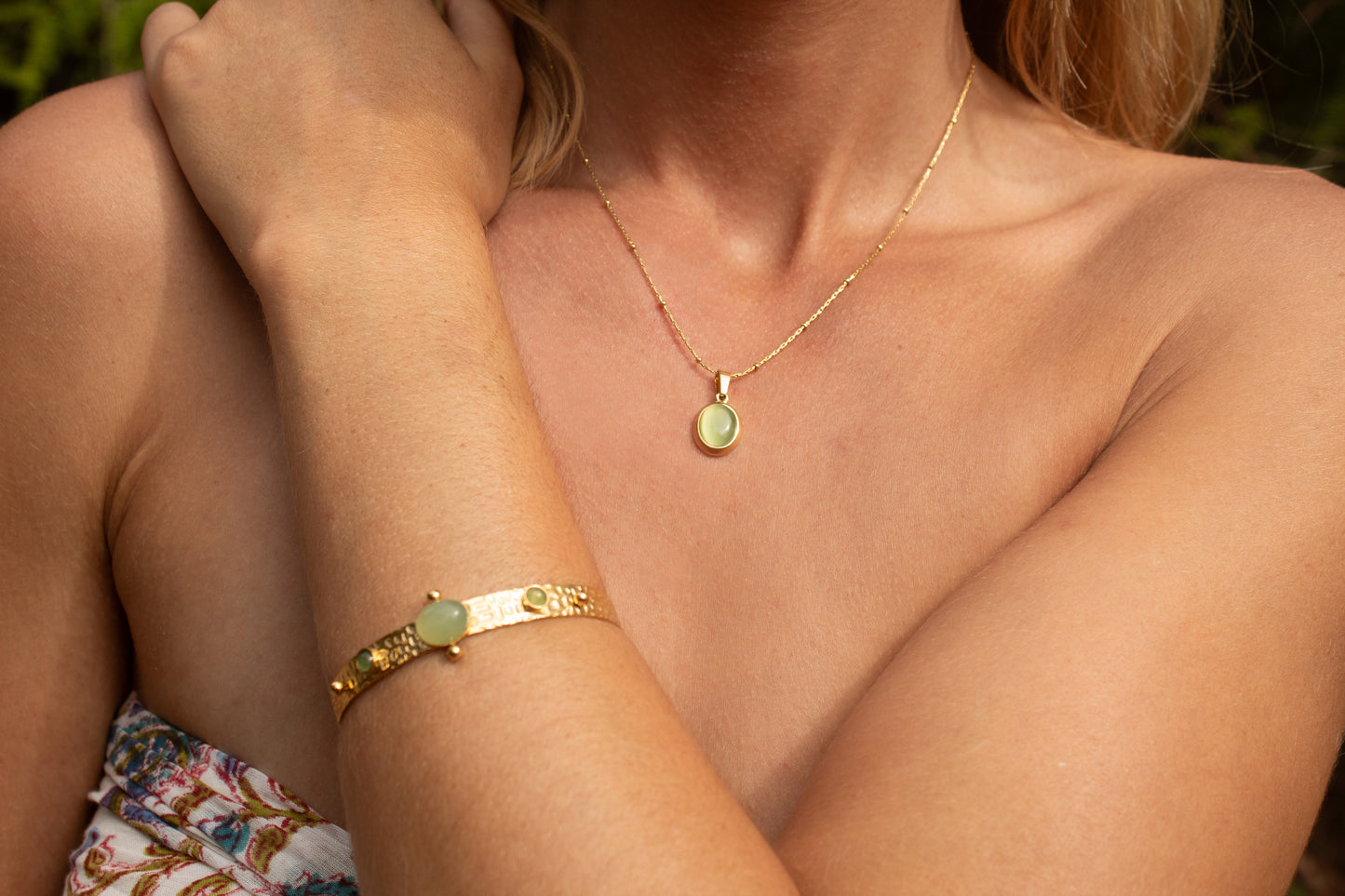 Green Orbis Necklace