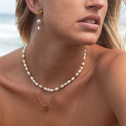 Divine Depths Pearl Necklace