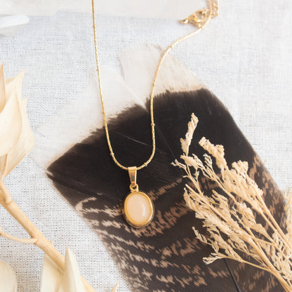 Pink Orbis Necklace