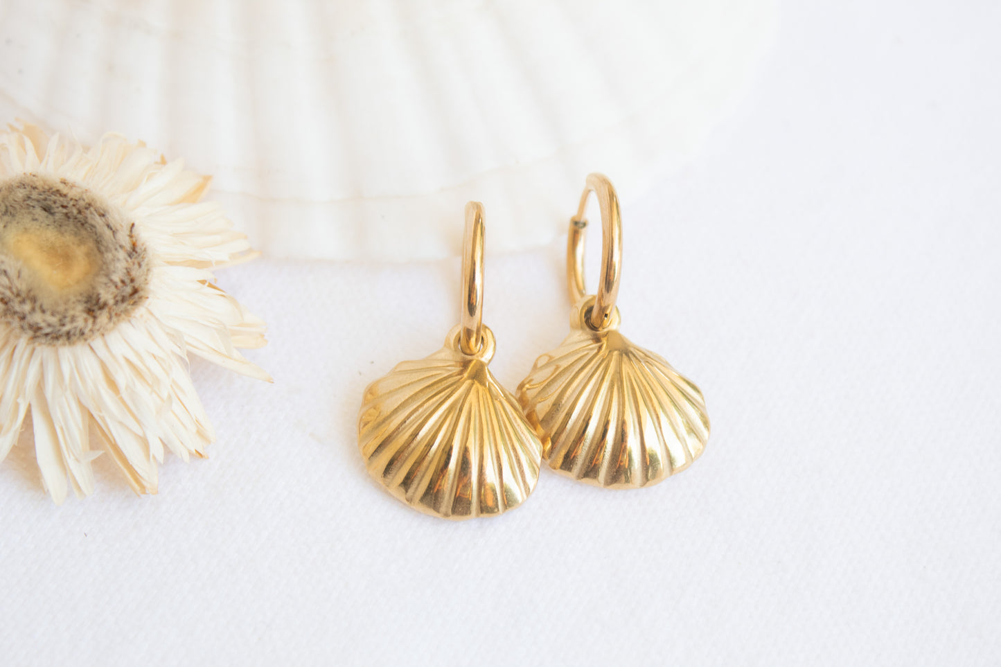 Mermaid Gold Earrings