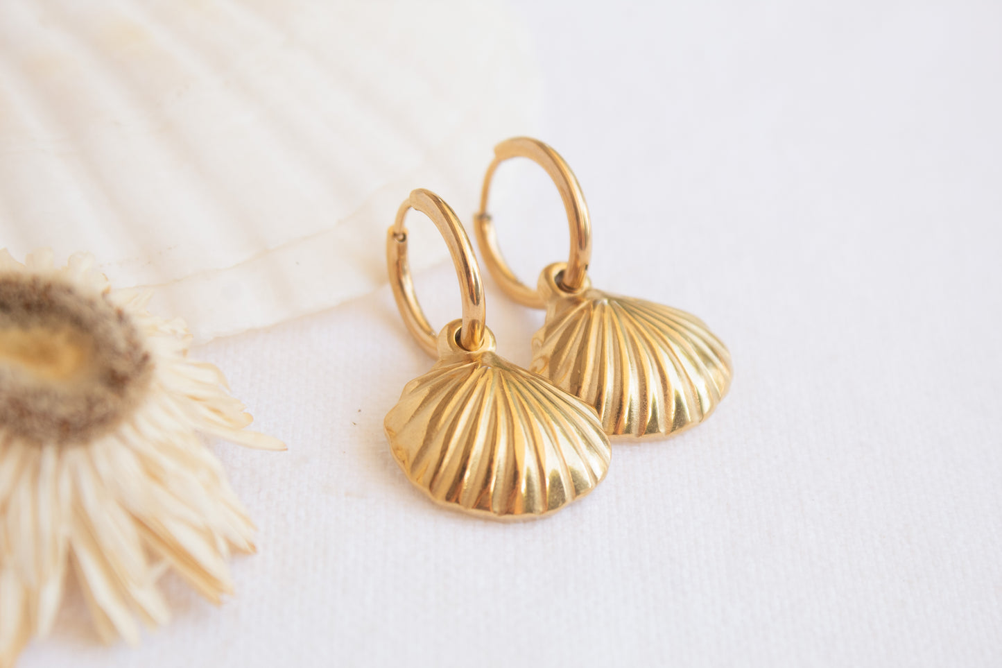 Mermaid Gold Earrings