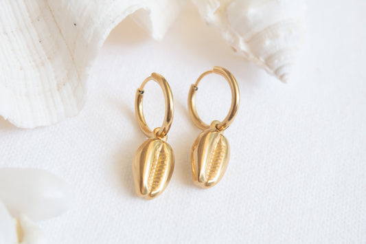 Sacred Cowrie Earrings