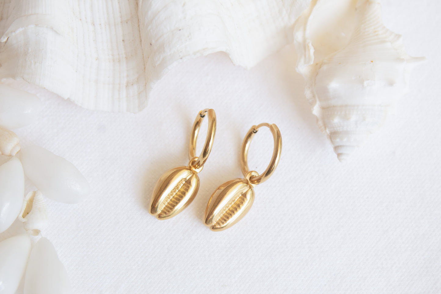 Sacred Cowrie Earrings