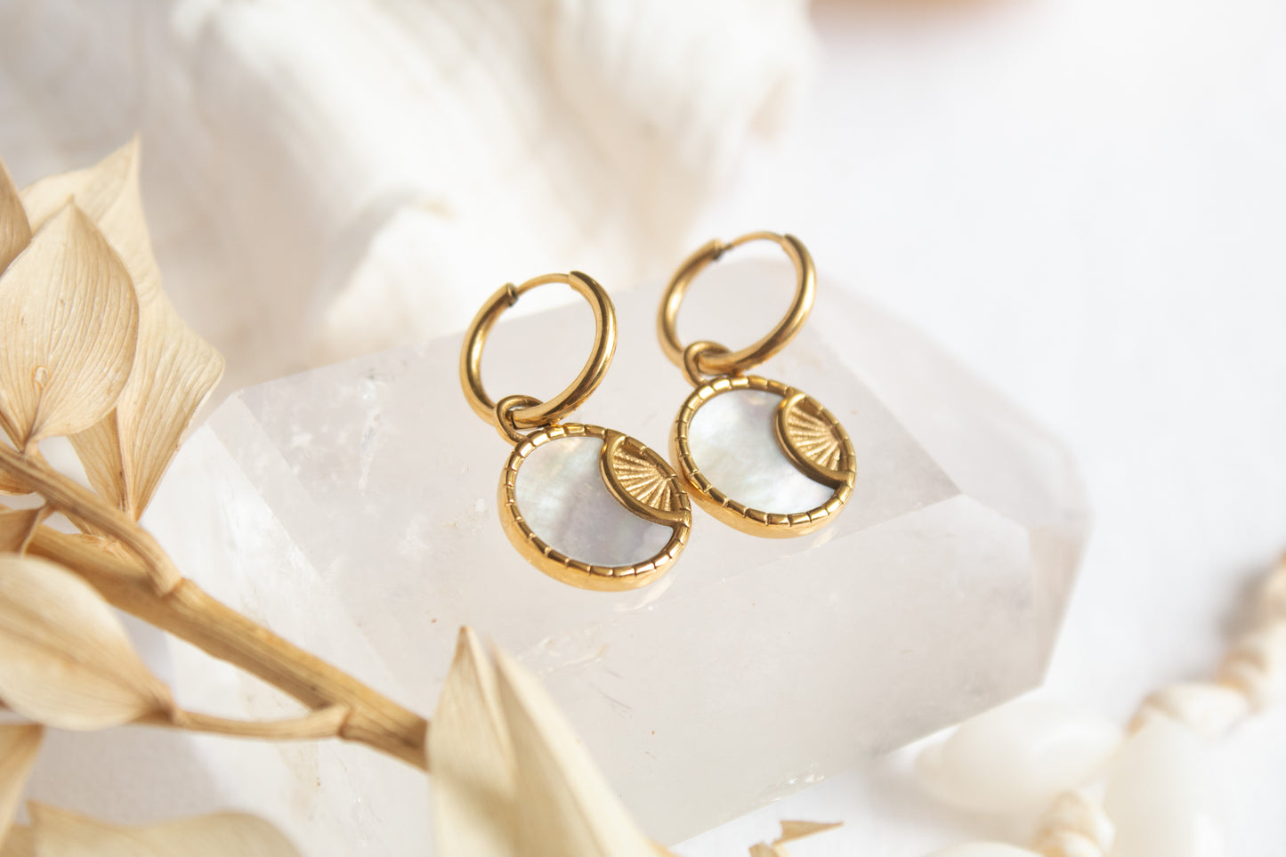Goddess Shell Earrings