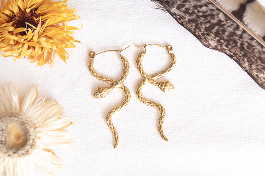 Ananta Serpent Earrings