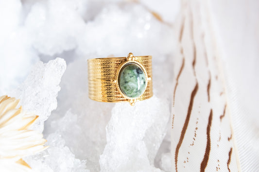 Halo Dream Ring African Turquoise