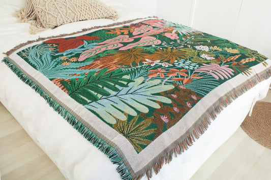 Rainforest Blanket / Picnic Rug