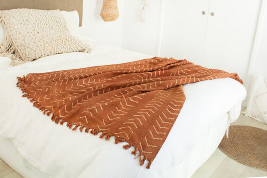 Looma Tribal Throw Blanket
